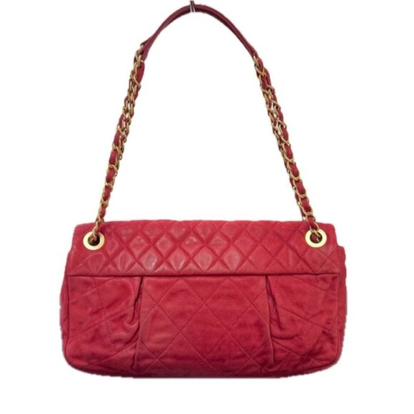 RARE Authentic CHANEL Lambskin Quilted Large Iridescent Calfskin Chic Flap Bag - Picture 3 of 8